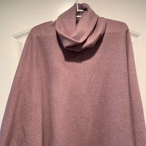 Women’s Mauve Sweater Poncho